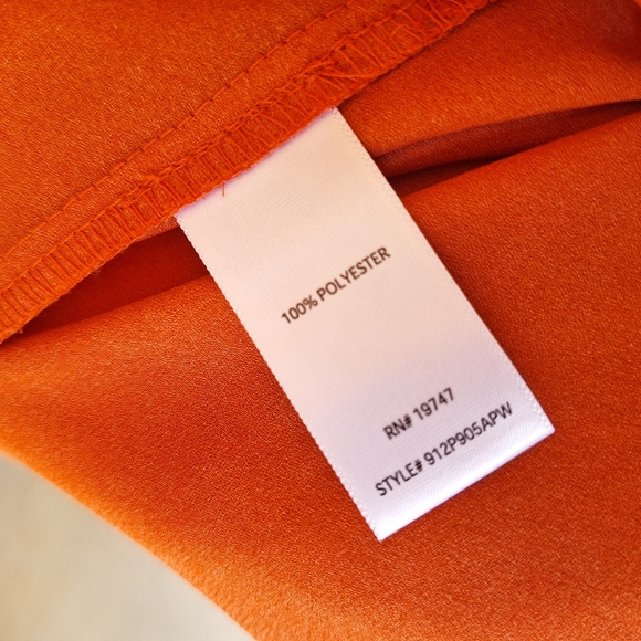 Pioneer Woman L / XL firey orange printed duster - Picture 9 of 10